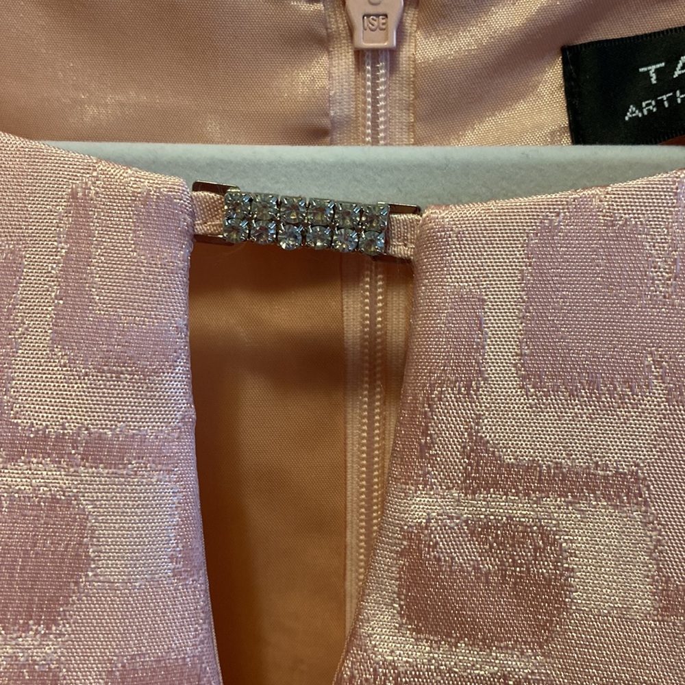 Tahari ASL Pink Jacquard Shift Dress - Picture 4 of 8